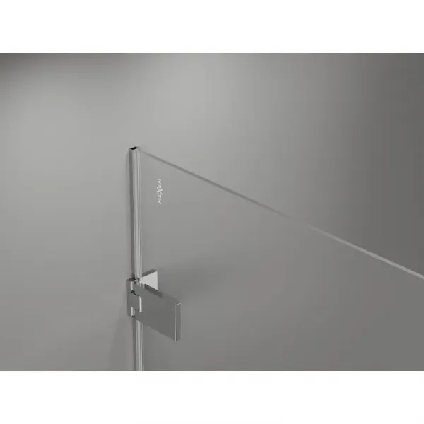MEXEN/S - Lunar-F sprchovací kút skladacie dvere pravá 70 x 70, transparent, chróm 836-070-070-01-00-P