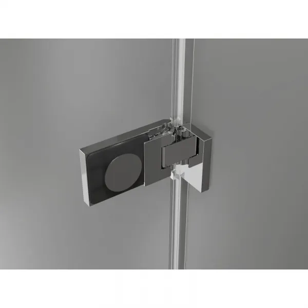 MEXEN/S - Lunar-F sprchovací kút skladacie dvere pravá 70 x 70, transparent, chróm 836-070-070-01-00-P