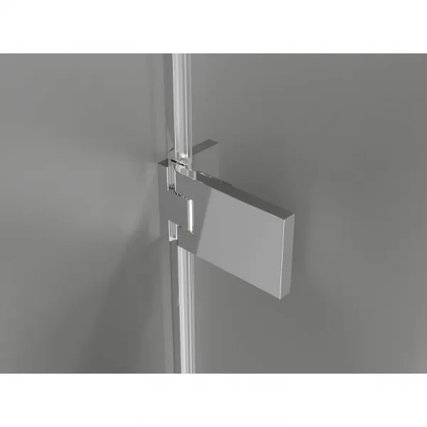 MEXEN/S - Lunar-F sprchovací kút skladacie dvere pravá 70 x 70, transparent, chróm 836-070-070-01-00-P