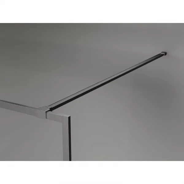 MEXEN/S - Kyoto-XF Sprchová zástena WALK-IN s rámom 70 x 202, grafit 10 mm, grafit kartáčovaná 800-070-104-66-40-X