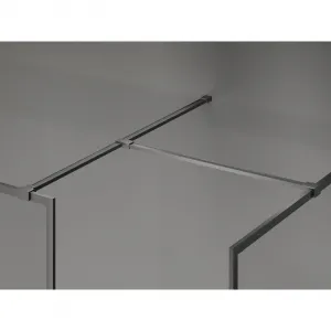 MEXEN/S - Kyoto-F Sprchová zástena WALK-IN s rámom 70 x 70, transparent 8 mm, grafit kartáčovaná 800-070-202-04-66-070