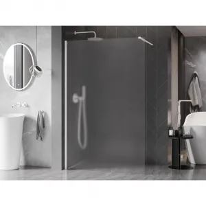 MEXEN/S - Kyoto-X Sprchová zástena WALK-IN 70 x 200, dekor 10 mm, biela 800-070-101-20-30-X