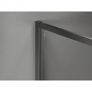 MEXEN/S - Kyoto-XF Sprchová zástena WALK-IN s rámom 80 x 202, grafit 10 mm, grafit metal 800-080-104-95-40-X