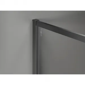 MEXEN/S - Kyoto-XF Sprchová zástena WALK-IN s rámom 60 x 202, grafit 10 mm, grafit metal 800-060-104-95-40-X