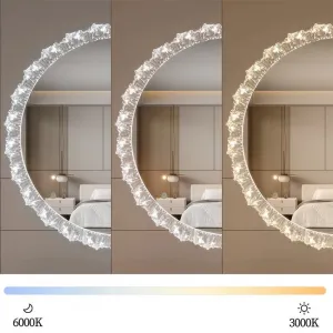 REA Dotykové nástěnné zrcadlo s LED osvětlením YH-3561 60 cm