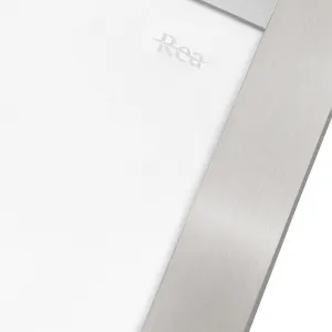 REA/S - Sprchovací kút City 80x100 Nickel Brush So sprchovou vaničkou Savoy KPL-E0059