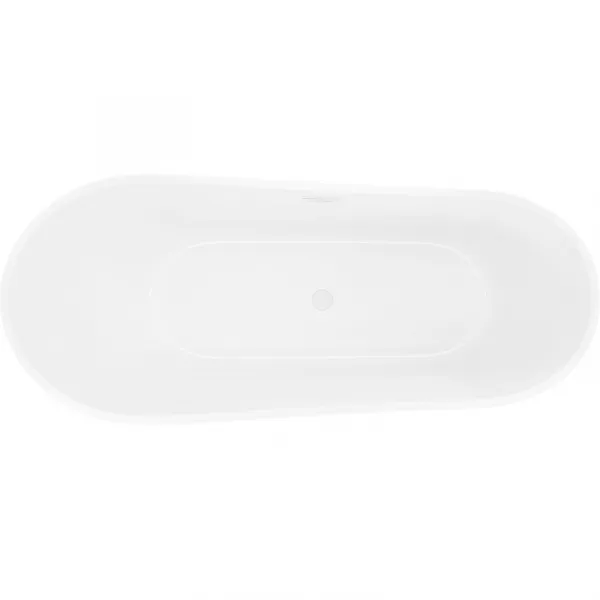 MEXEN/S - Dora voľne stojaca vaňa 150 x 75, biela, sifón a prepad biela 52071507500-20