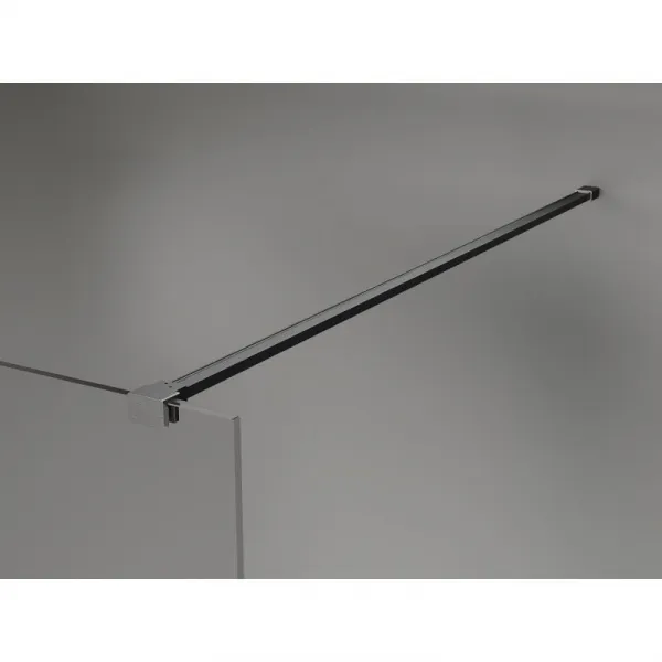 MEXEN/S - Kyoto-X Sprchová zástena WALK-IN 60 x 200, grafit 10 mm, grafit kartáčovaná 800-060-101-66-40-X