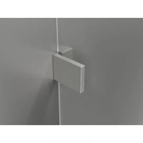 MEXEN/S - Lunar sprchovací kút dvere krídlové pravá 70 x 70, transparent, nikel kartáčovaný 834-070-070-97-00-P