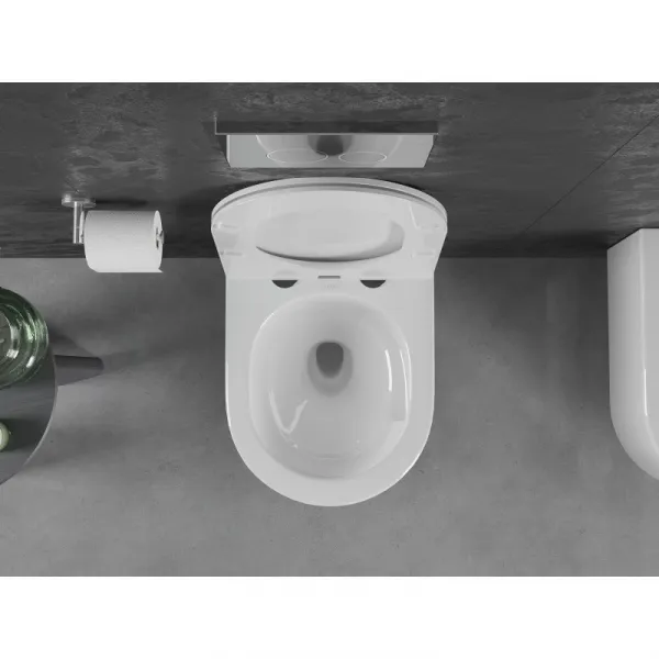 MEXEN - Sofia Závesná WC misa Rimless Tornado, biela lesk 3354XX00T