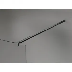 MEXEN/S - Kyoto-X Sprchová zástena WALK-IN 80 x 200, grafit 10 mm, grafit kartáčovaná 800-080-101-66-40-X