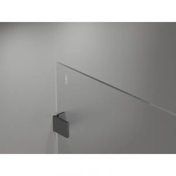 MEXEN/S - Lunar Sprchová zástena WALK-IN pravá 60 x 200, transparent 8 mm, grafit kartáčovaná 830-060-000-66-00-P