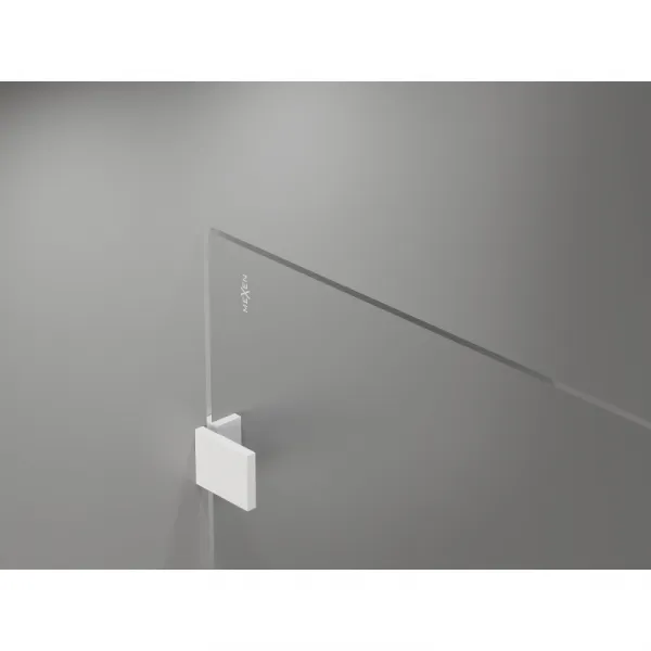 MEXEN/S - Lunar Sprchová zástena WALK-IN pravá 120 x 200, transparent 8 mm, biela 830-120-000-20-00-P