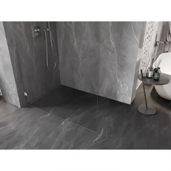 MEXEN/S - Lunar L Sprchová zástena WALK-IN ľavá 60 x 200, transparent 8 mm, chróm 830L-060-000-01-00-L
