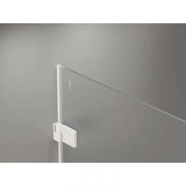 MEXEN/S - Lunar-B sprchovací kút dvere krídlové pravá 100 x 80, transparent, biela 832-100-080-20-00-P