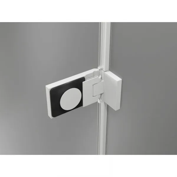 MEXEN/S - Lunar-F sprchovací kút skladacie dvere pravá 100 x 80, transparent, biela 836-100-080-20-00-P