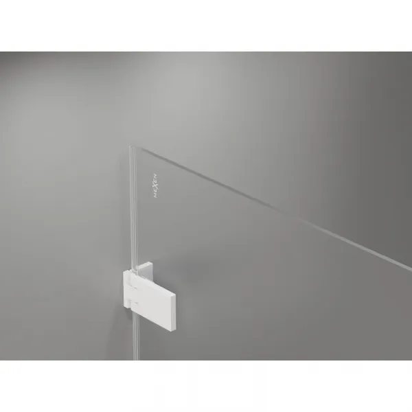 MEXEN/S - Lunar-F sprchovací kút skladacie dvere pravá 100 x 80, transparent, biela 836-100-080-20-00-P