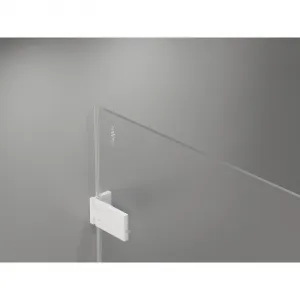 MEXEN/S - Lunar-F sprchovací kút skladacie dvere pravá 100 x 80, transparent, biela 836-100-080-20-00-P