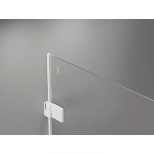 MEXEN/S - Lunar-B Duo sprchovací kút dvere krídlové 80 x 80, transparent, biela 832-080L-080P-20-00