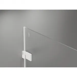 MEXEN/S - Lunar-B Duo sprchovací kút dvere krídlové 80 x 80, transparent, biela 832-080L-080P-20-00