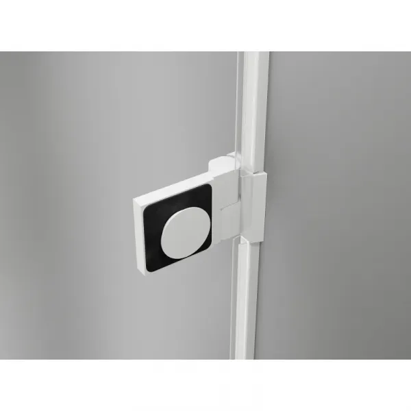 MEXEN/S - Lunar-B Duo sprchovací kút dvere krídlové 80 x 80, transparent, biela 832-080L-080P-20-00