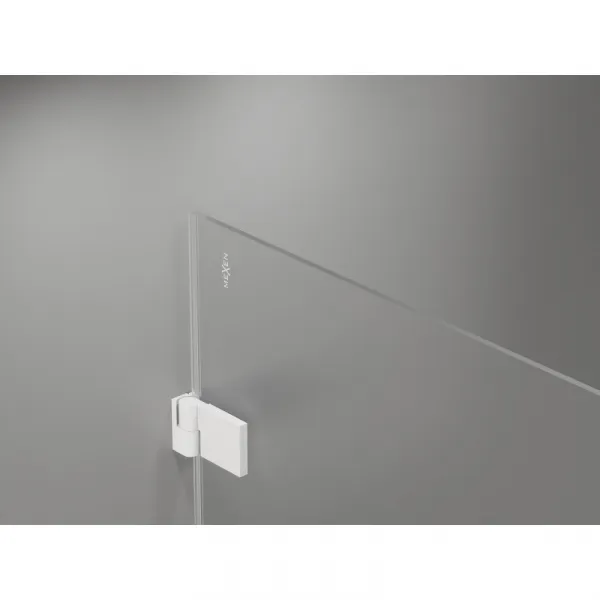 MEXEN/S - Lunar-B Duo sprchovací kút dvere krídlové 85 x 80, transparent, biela 832-085L-080P-20-00