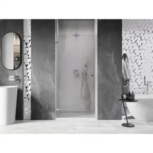 MEXEN/S - Lunar-B sprchové dvere krídlové ľavé 65, transparent, chróm 832-065-000-01-00-L