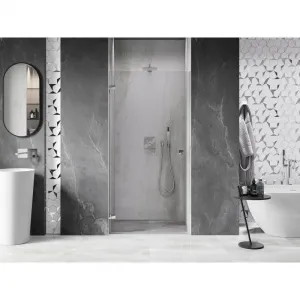 MEXEN/S - Lunar-B sprchové dvere krídlové ľavé 65, transparent, chróm 832-065-000-01-00-L