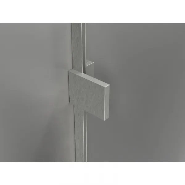 MEXEN/S - Lunar-B L sprchový kút dvere krídlové ľavá 100 x 70, transparent, nikel kartáčovaný 832L-100-070-97-00-L