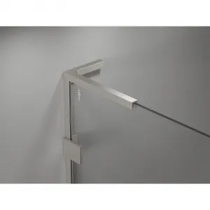 MEXEN/S - Lunar-B L sprchový kút dvere krídlové ľavá 100 x 70, transparent, nikel kartáčovaný 832L-100-070-97-00-L