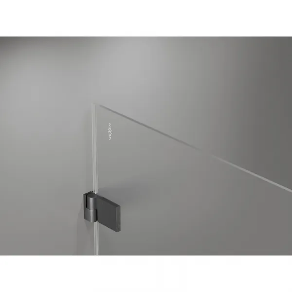MEXEN/S - Lunar-B sprchovací kút dvere krídlové pravá 100 x 70, transparent, grafit kartáčovaná 832-100-070-66-00-P