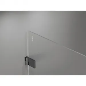 MEXEN/S - Lunar-B sprchovací kút dvere krídlové pravá 100 x 70, transparent, grafit kartáčovaná 832-100-070-66-00-P