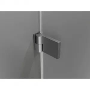 MEXEN/S - Lunar-B sprchovací kút dvere krídlové pravá 100 x 70, transparent, grafit kartáčovaná 832-100-070-66-00-P