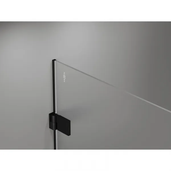 MEXEN/S - Lunar-B sprchovací kút dvere krídlové ľavá 80 x 70, transparent, čierna 832-080-070-70-00-L