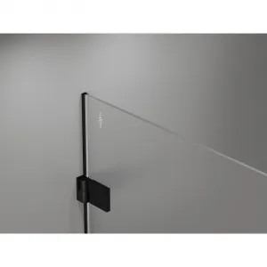 MEXEN/S - Lunar-B sprchovací kút dvere krídlové ľavá 80 x 70, transparent, čierna 832-080-070-70-00-L