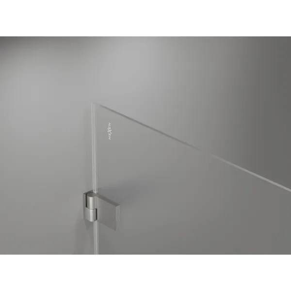 MEXEN/S - Lunar-B sprchovací kút dvere krídlové ľavá 75 x 70, transparent, nikel kartáčovaný 832-075-070-97-00-L
