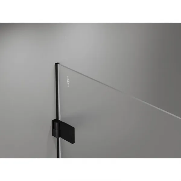 MEXEN/S - Lunar-B sprchovací kút dvere krídlové ľavá 85 x 70, transparent, čierna 832-085-070-70-00-L