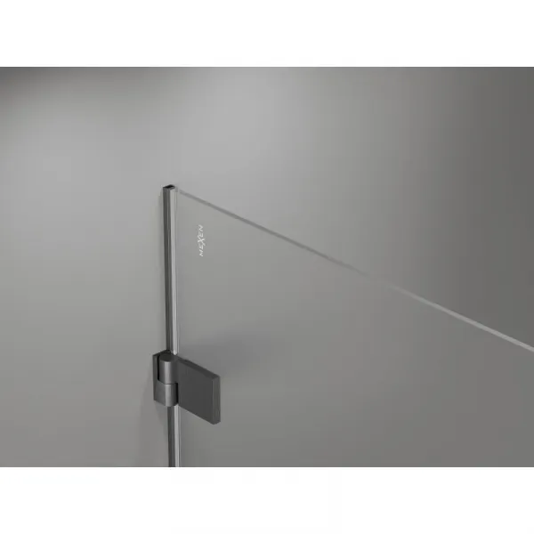 MEXEN/S - Lunar-B sprchovací kút dvere krídlové ľavá 100 x 70, transparent, grafit kartáčovaná 832-100-070-66-00-L