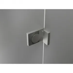 MEXEN/S - Lunar sprchovací kút dvere krídlové pravá 70 x 70, transparent, nikel kartáčovaný 834-070-070-97-00-P