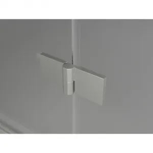 MEXEN/S - Lunar sprchovací kút dvere krídlové pravá 70 x 70, transparent, nikel kartáčovaný 834-070-070-97-00-P