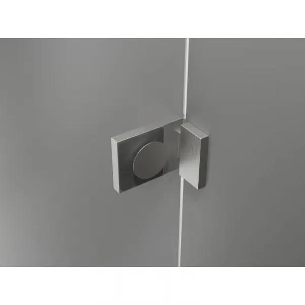 MEXEN/S - Lunar L sprchový kút dvere krídlové pravá 85 x 70, transparent, nikel kartáčovaný 834L-085-070-97-00-P
