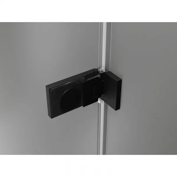 MEXEN/S - Lunar-F sprchovací kút skladacie dvere pravá 100 x 80, transparent, čierna 836-100-080-70-00-P