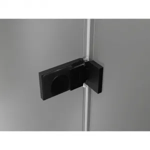 MEXEN/S - Lunar-F sprchovací kút skladacie dvere pravá 100 x 80, transparent, čierna 836-100-080-70-00-P