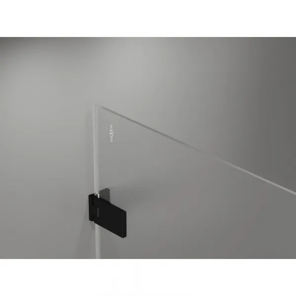 MEXEN/S - Lunar-F sprchovací kút skladacie dvere pravá 95 x 80, transparent, čierna 836-095-080-70-00-P