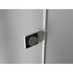 MEXEN/S - Lunar-B L sprchový kút dvere krídlové ľavá 100 x 70, transparent, nikel kartáčovaný 832L-100-070-97-00-L