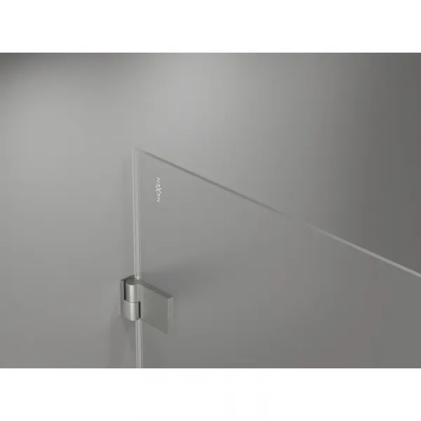 MEXEN/S - Lunar-B L sprchový kút dvere krídlové ľavá 100 x 70, transparent, nikel kartáčovaný 832L-100-070-97-00-L