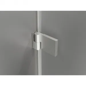 MEXEN/S - Lunar-B L sprchový kút dvere krídlové ľavá 90 x 70, transparent, nikel kartáčovaný 832L-090-070-97-00-L