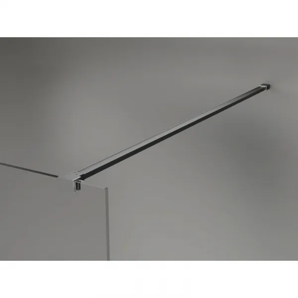 MEXEN/S - Lunar Sprchová zástena WALK-IN ľavá 70 x 200, transparent 8 mm, grafit metal 830-070-000-95-00-L
