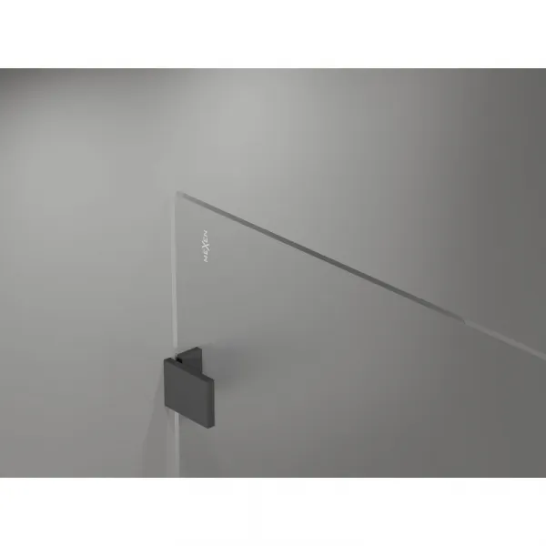 MEXEN/S - Lunar Sprchová zástena WALK-IN ľavá 70 x 200, transparent 8 mm, grafit metal 830-070-000-95-00-L