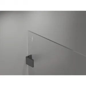 MEXEN/S - Lunar Sprchová zástena WALK-IN ľavá 70 x 200, transparent 8 mm, grafit metal 830-070-000-95-00-L